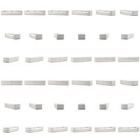 Mure 4-Sitssoffa Steam White