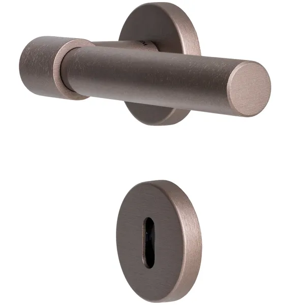 Helix 200 Plain Door Handle Dark Bronze
