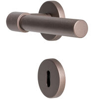 Helix 200 Plain Door Handle Dark Bronze