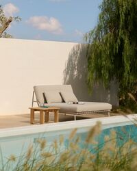 Assemble Sofabord Teak 55x55 cm