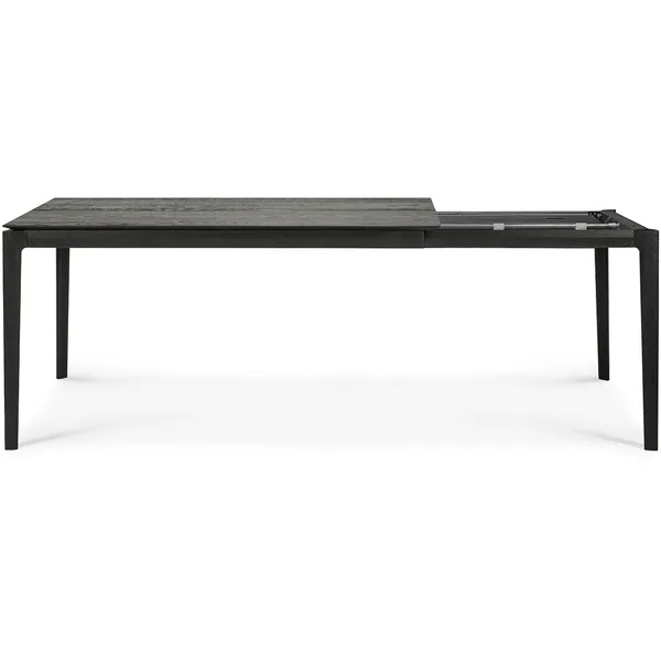 Bok Spisebord Forlengbar Sort 200-300 cm