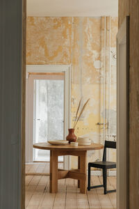 Farmhouse Trestle Spisebord Eg Ø 120 cm