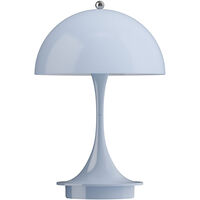 Panthella 160 Bordlampe Bærbar V3 Opal Pale Blue