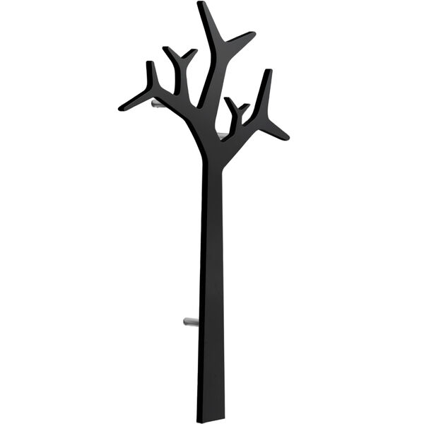 Tree Knagerække Vægmonteret 134 cm Sort
