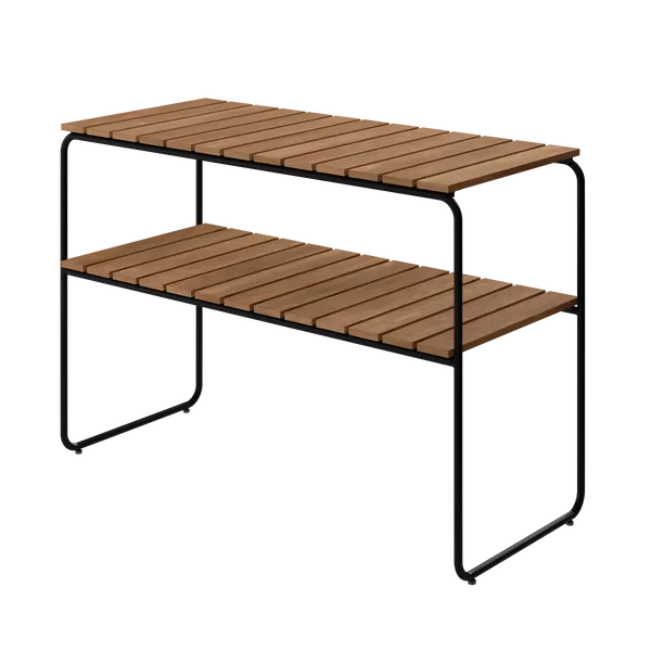 L105 Konsolbord Teak / Sort