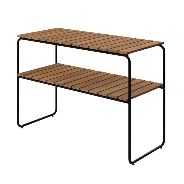 L105 Konsolipöytä Teak / Musta