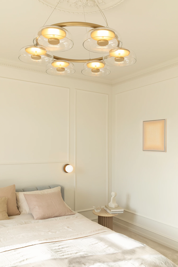 Liila 1 Væg-/Loftslampe 140 mm Sort / Opal