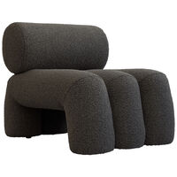 Foku Loungestol Bouclé Deep Taupe