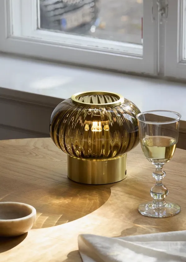 Urc Pöytävalaisin Kannettava Amber