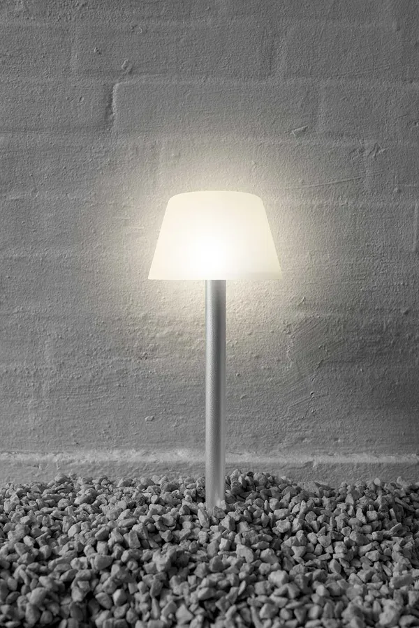 SunLight Solcell Lampa Vit 37 cm
