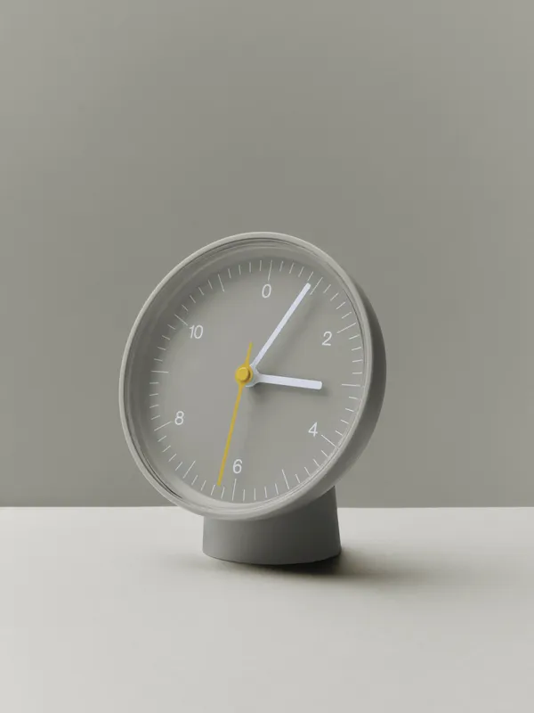 Table Clock (Recycled) Grey