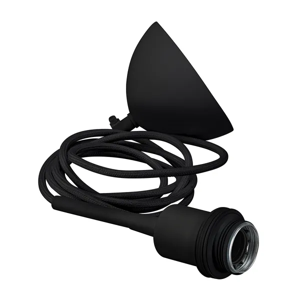 Gloria Suspension E14 Black Texture