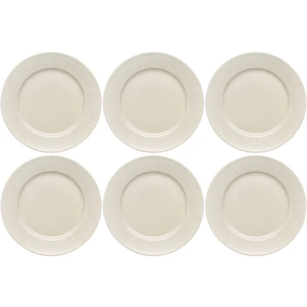 Swedish Grace Lautanen 27 cm 6 kpl:n pakkaus Oat (Beige)