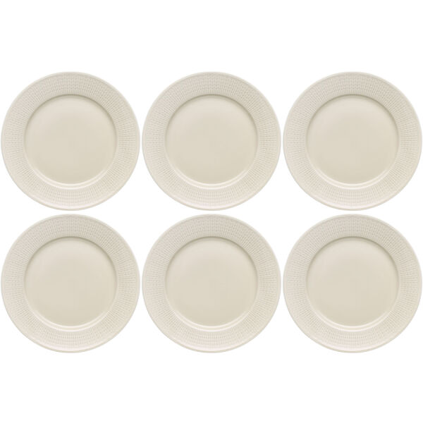 Swedish Grace Tallerken 27 cm 6-pak Oat (Beige)