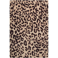 Leopard Ullmatta 180x270 cm Brun