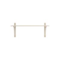 Levi Wall Shelf 90 cm Small Brass / White Pigmented Ash