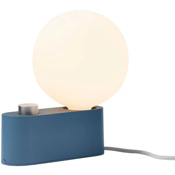 Alumina Table Lamp with Sphere IV Blue