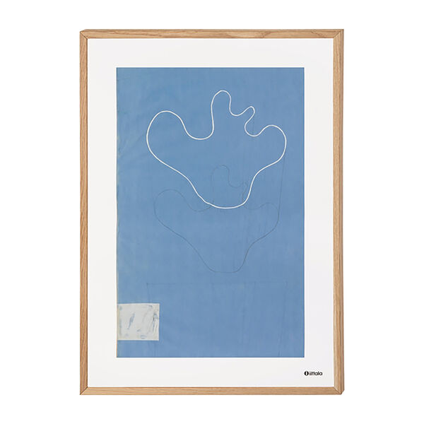 Alvar Aalto Art Juliste 50x70 cm Sketch Blue