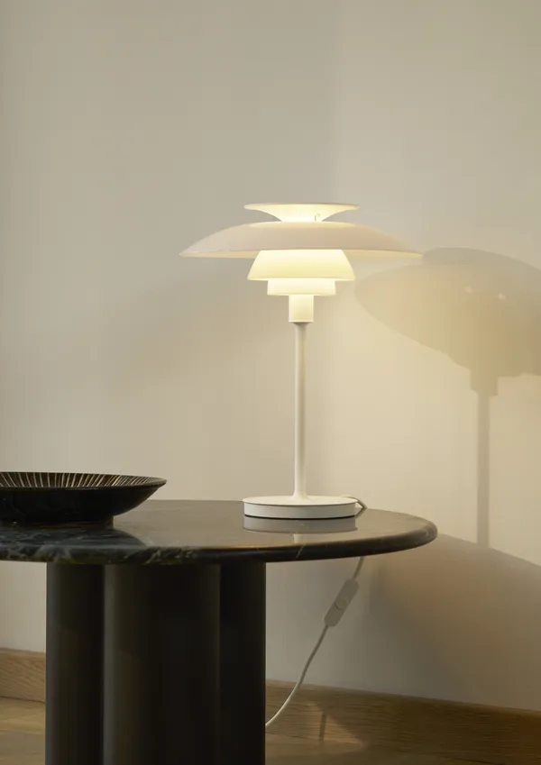 PH 80 Bordlampe Opalhvid