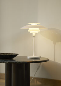 PH 80 Bordlampe Opalhvid