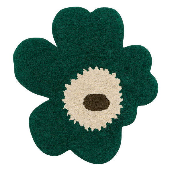 Unikko Badrumsmatta 73X74 cm Off-white / Mole