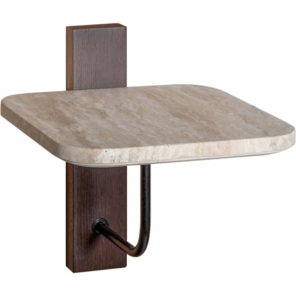 Eden Hylde Røget Eg / Travertine