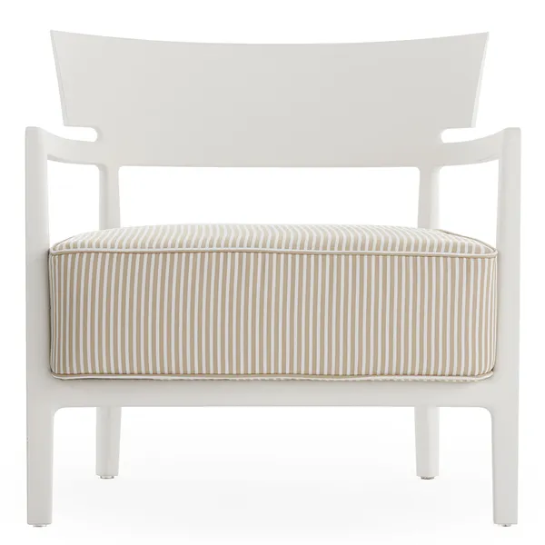 Cara Mat Fåtölj Vit / Beige