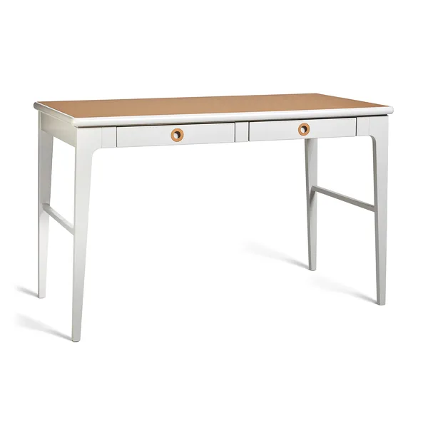 Höllviken Desk White Pigmented Oak