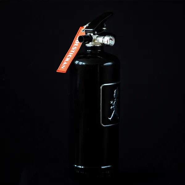 Solstickan Brandsläckare 2 kg Svart/Silver Emblem