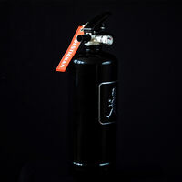 Solstickan Brandsläckare 2 kg Svart/Silver Emblem