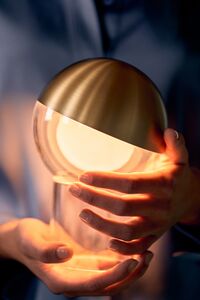 Pila Bordlampe Bærbar Solid Brass