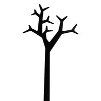 Tree Klädhängare Väggmonterad 134 cm Nutmeg