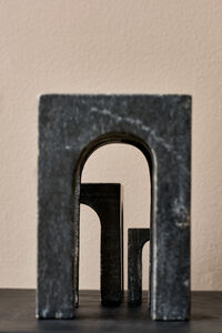 Arkis Bookend Bogstøtte 3 dele Sort