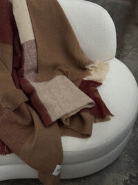 Tunell Villahuopa 130x170 cm Ruskea / Wine Red