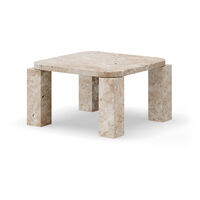 Atlas Sohvapöytä 60x60 cm Unfilled Travertine