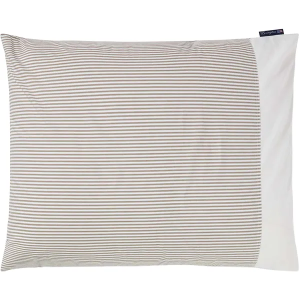 Striped Pudebetræk 50x60 cm Olivengrønt / Hvidt