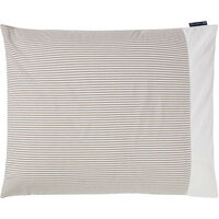 Striped Pudebetræk 50x60 cm Olivengrønt / Hvidt