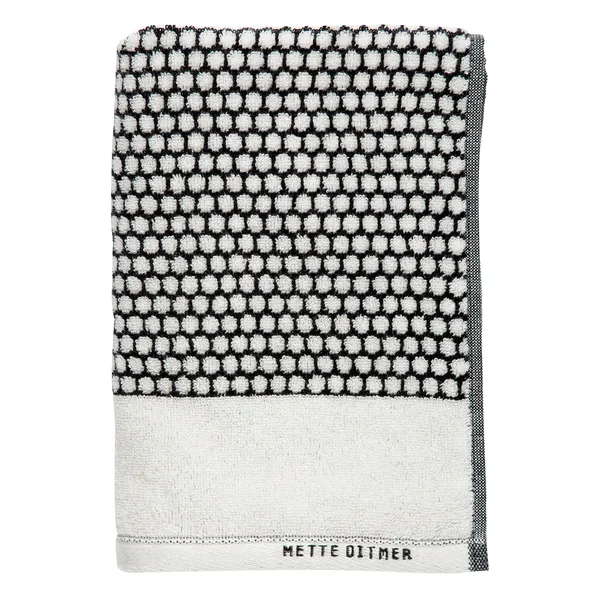 Grid Badlakan 70x140 cm Svart/Off-White