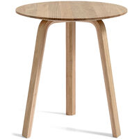 Bella Coffee table 45x49 cm Water-based Lacquered Oak