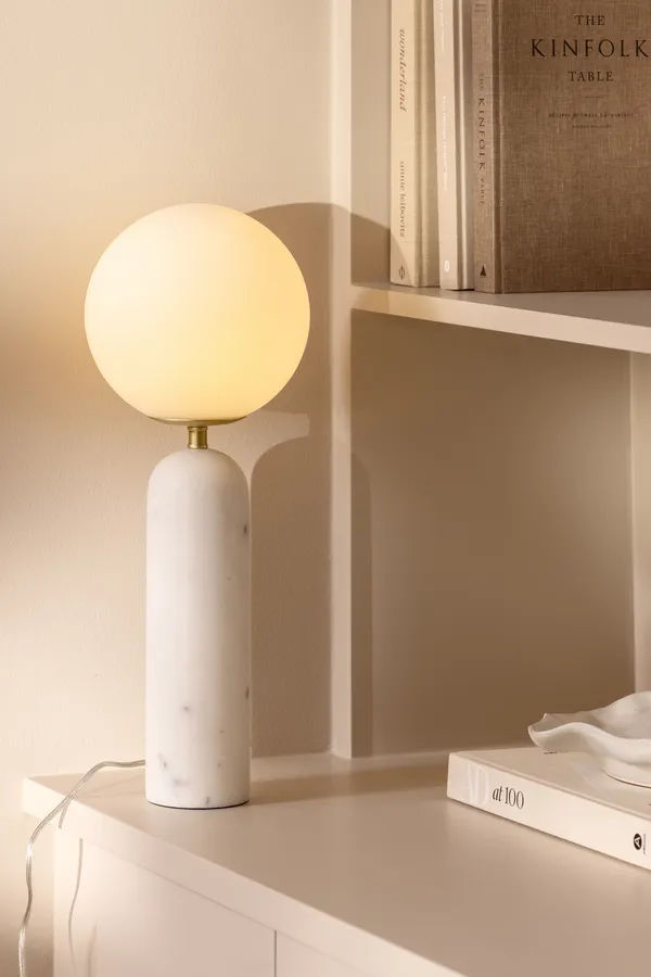 Torrano Bordlampe Hvid