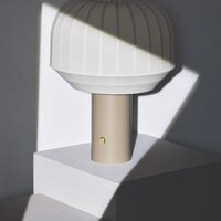 Tradition Bordslampa Grey Beige/Vit