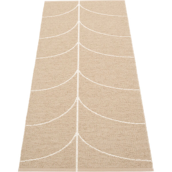 Leif Plastmatte Light Nougat / Vanilla 70x180 cm