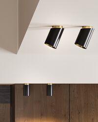Tobo C85 Spotlight Diagonal 2-pak Sort
