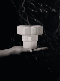 Ripple Bordlampe Bærbar Hvit