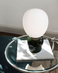 Buddy Table Lamp Glossy Forest Green / Opal