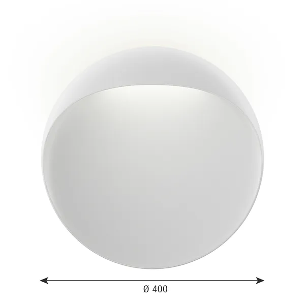 Flindt Vegglampe Ø400 LED 2700K Hvit
