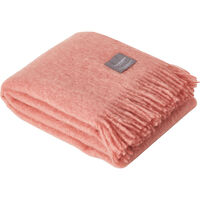 Mohair Viltti Rullattu Hapsu 130x170 cm Antique Rose
