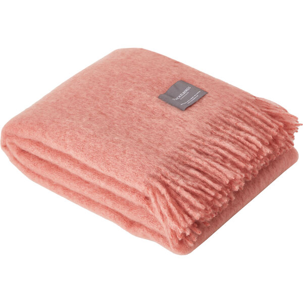 Mohair Teppe Rullet Frynse 130x170 cm Antique Rose