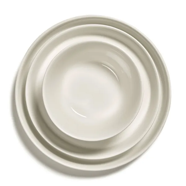 Cena Dyb Tallerken 22 cm Ivory