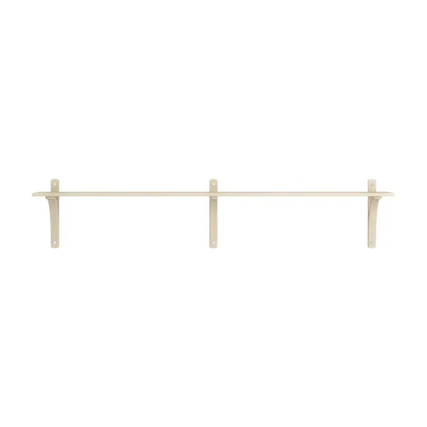 Levi Wall Shelf 180 cm Small Aluminium / Naturlack Ash